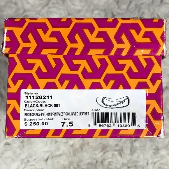 Tory Burch Python Embossed Ballet Flat - Picture 11 of 11